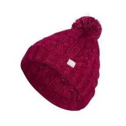 Adidas Ladies Pom Beanie Power Berry