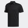 Adidas 3-STRIPE BASIC POLO SHIRT Black / White -Clubs Cheap Store 3 Stripe Basic Polo Shirt Black FJ9837 01 laydown