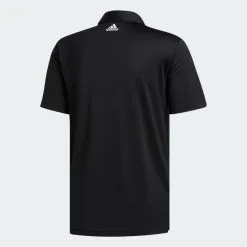 Clubs Cheap Store -Clubs Cheap Store 3 Stripe Basic Polo Shirt Black FJ9837 02 laydown
