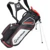 TAYLORMADE PRO 8.0 STAND BAG BLACK/WHITE/RED -Clubs Cheap Store 32937
