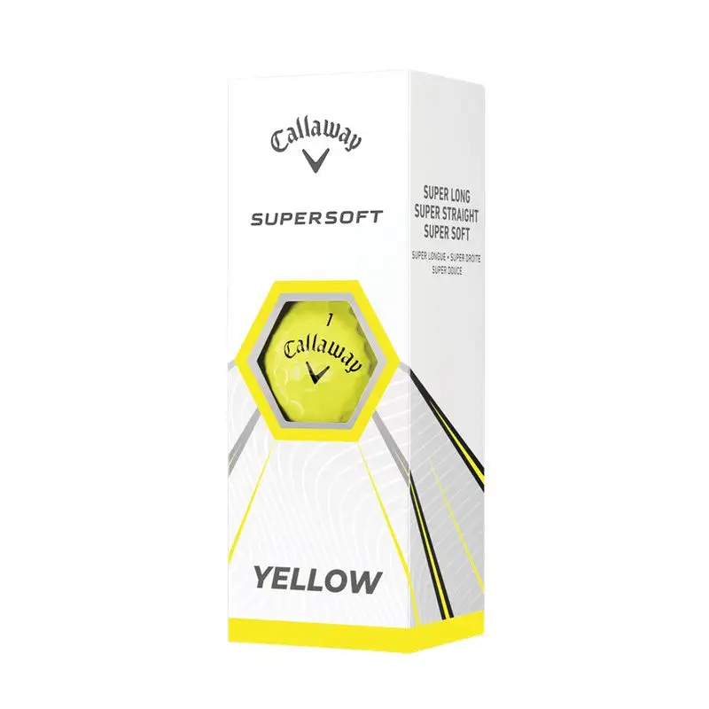Callaway Supersoft Golf Balls Yellow 21 4 Callaway Supersoft Golf Balls Yellow 21 - Image 2