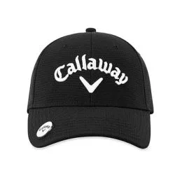 CALLAWAY STITCH MAGNET BALL MARKER CAP BLACK -Clubs Cheap Store 35284 1