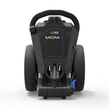 POWAKADDY 2022 MICRA PUSH CART-GUN METAL/BLUE TRIM 6 POWAKADDY 2022 MICRA PUSH CART-GUN METAL/BLUE TRIM - Image 4