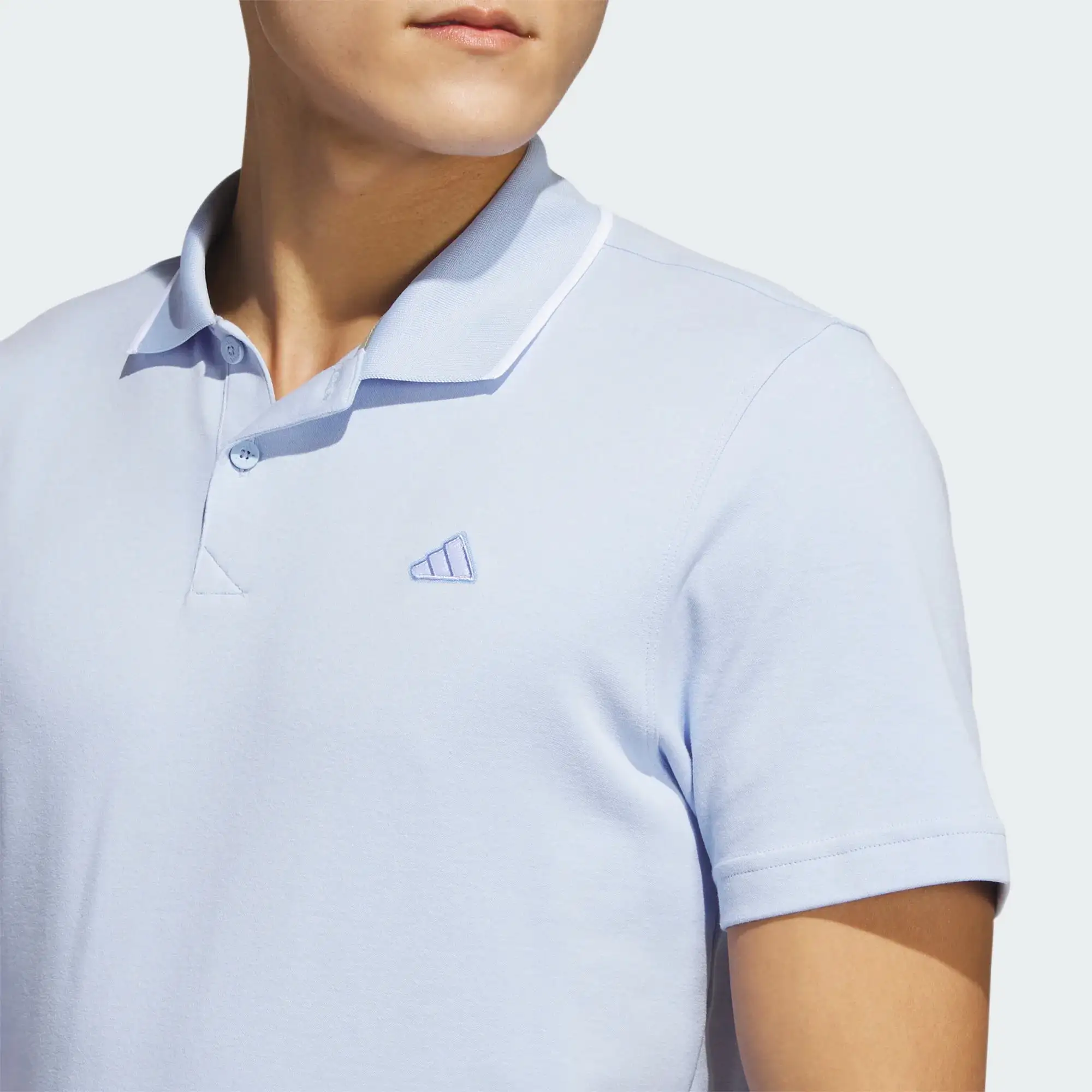 Adidas GO-TO PIQUÉ GOLF POLO SHIRT Blue Dawn 6 Adidas GO-TO PIQUÉ GOLF POLO SHIRT Blue Dawn - Image 4