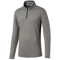 Puma Gents Rotation ¼ Zip Puma Medium Grey Heather 03