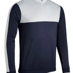 Sunderland Gents Arizona Therm Fleece MidLayer Navy /Silver
