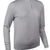 Glenmuir Ladies Zip Neck Lightweight Cotton Golf Sweater-Light Grey Marl AVA -Clubs Cheap Store 890x1200 fitbox ava lightgreymarl14