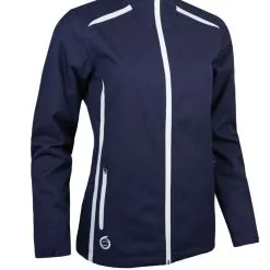 Sunderland Killy Ladies Waterproof Jacket NAVY - White SUNLR49 Lifetime Waterproof Guarantee