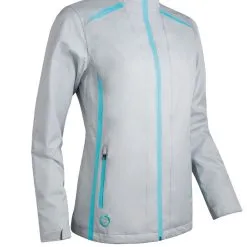Sunderland Killy Ladies Waterproof Jacket Silver - Aqua SUNLR49 Lifetime Waterproof Guarantee
