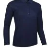 Glenmuir Ladies Long Sleeve Performance Pique Golf Polo Shirt Navy -Clubs Cheap Store 890x1200 fitbox misha navy4
