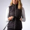 Glenmuir Ladies Sabine Zip Front Diamond Quilted Performance Golf Gilet Black SABINE -Clubs Cheap Store 890x1200 fitbox sabine model black