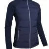 Glenmuir Ladies Samara Zip Front Bonded Padded Hybrid Down Jacket Navy Animal Print -Clubs Cheap Store 890x1200 fitbox samara navyanimalprint4