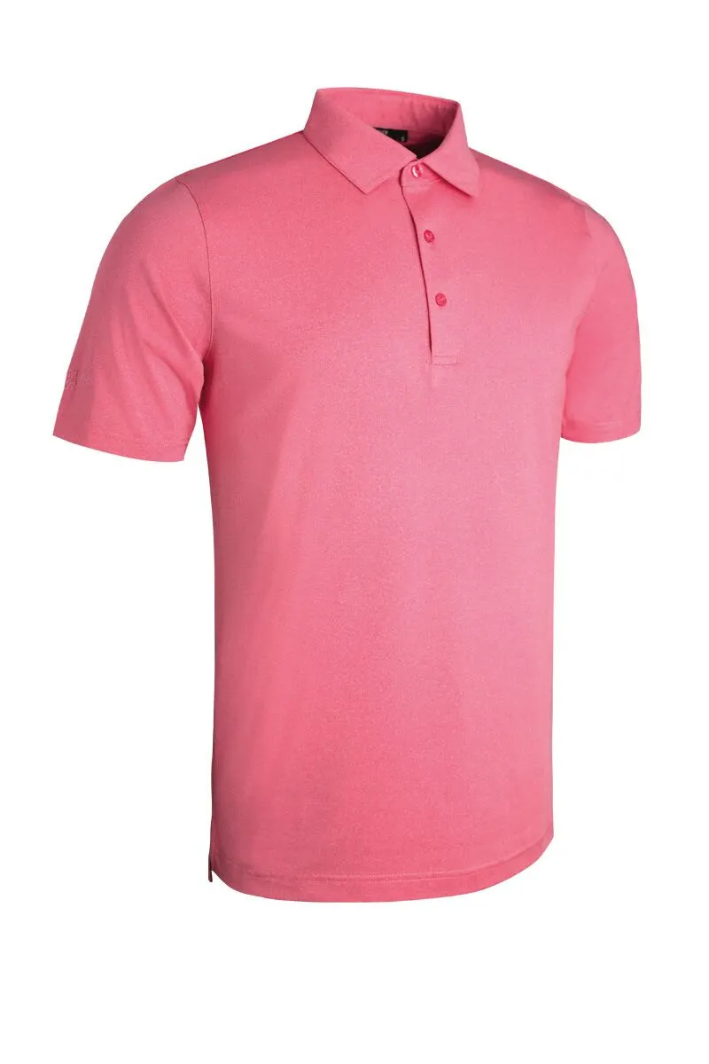 Glenmuir SILLOTH Men's Tailored Collar Performance Golf Shirt Sorbet Marl 3 Glenmuir SILLOTH Men's Tailored Collar Performance Golf Shirt Sorbet Marl