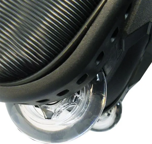 Longridge Tour Deluxe Roller Travel Cover - Black/Silver 5 Longridge Tour Deluxe Roller Travel Cover - Black/Silver - Image 3