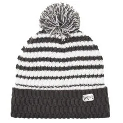 Callaway Pom Pom Beanie Charcoal/White