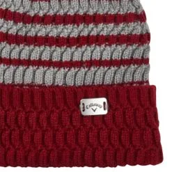 Callaway Pom Pom Beanie Cardinal Red -Clubs Cheap Store CA20H0314006 1 L