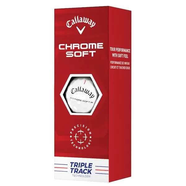 Callaway Chrome Soft Triple Track 22 Golf Balls White (2 Dozen €99) 7 Callaway Chrome Soft Triple Track 22 Golf Balls White (2 Dozen €99) - Image 5