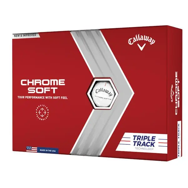Callaway Chrome Soft Triple Track 22 Golf Balls White (2 Dozen €99) 3 Callaway Chrome Soft Triple Track 22 Golf Balls White (2 Dozen €99)