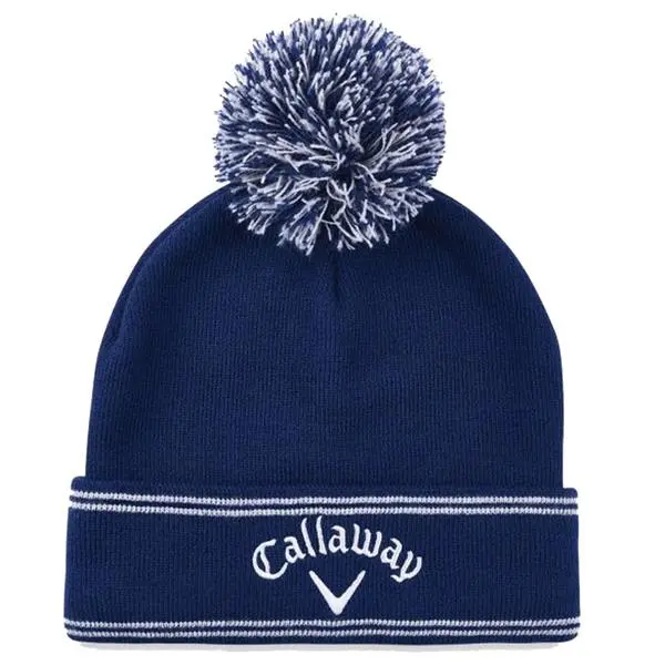 Callaway Classic Beanie Navy Silver 3 Callaway Classic Beanie Navy Silver