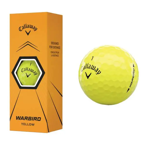 Callaway Warbird Golf Balls Yellow 2022 (2 Dozen €35) 4 Callaway Warbird Golf Balls Yellow 2022 (2 Dozen €35) - Image 2