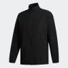 Adidas Men's Core Wind Golf Jacket Black -Clubs Cheap Store FR4245 photo front center transparent 2000x2000 1