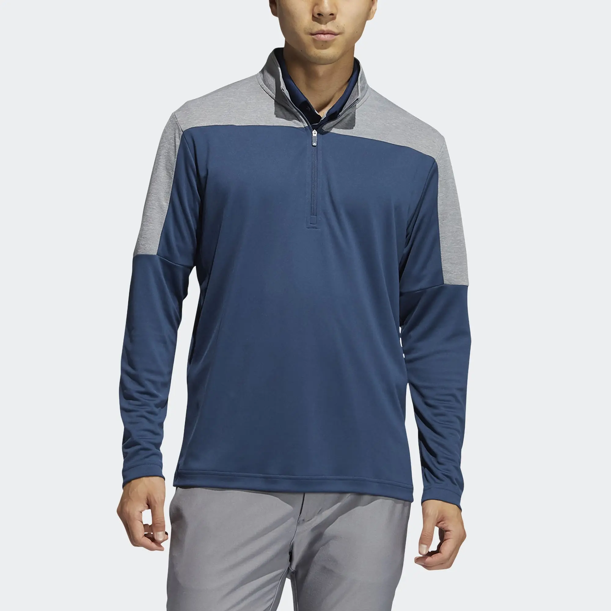 Adidas Gents Lightweight ¼ Zip Sweatshirt Crew Navy 4 Adidas Gents Lightweight ¼ Zip Sweatshirt Crew Navy - Image 2