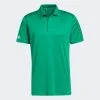 Adidas Gents Performance Polo Shirt GREEN -Clubs Cheap Store GQ3120 photo front center transparent 2000x2000 952d7260 1ac3 481a aa61 637b46e0536d