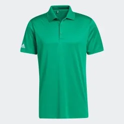 Adidas Gents Performance Polo Shirt GREEN