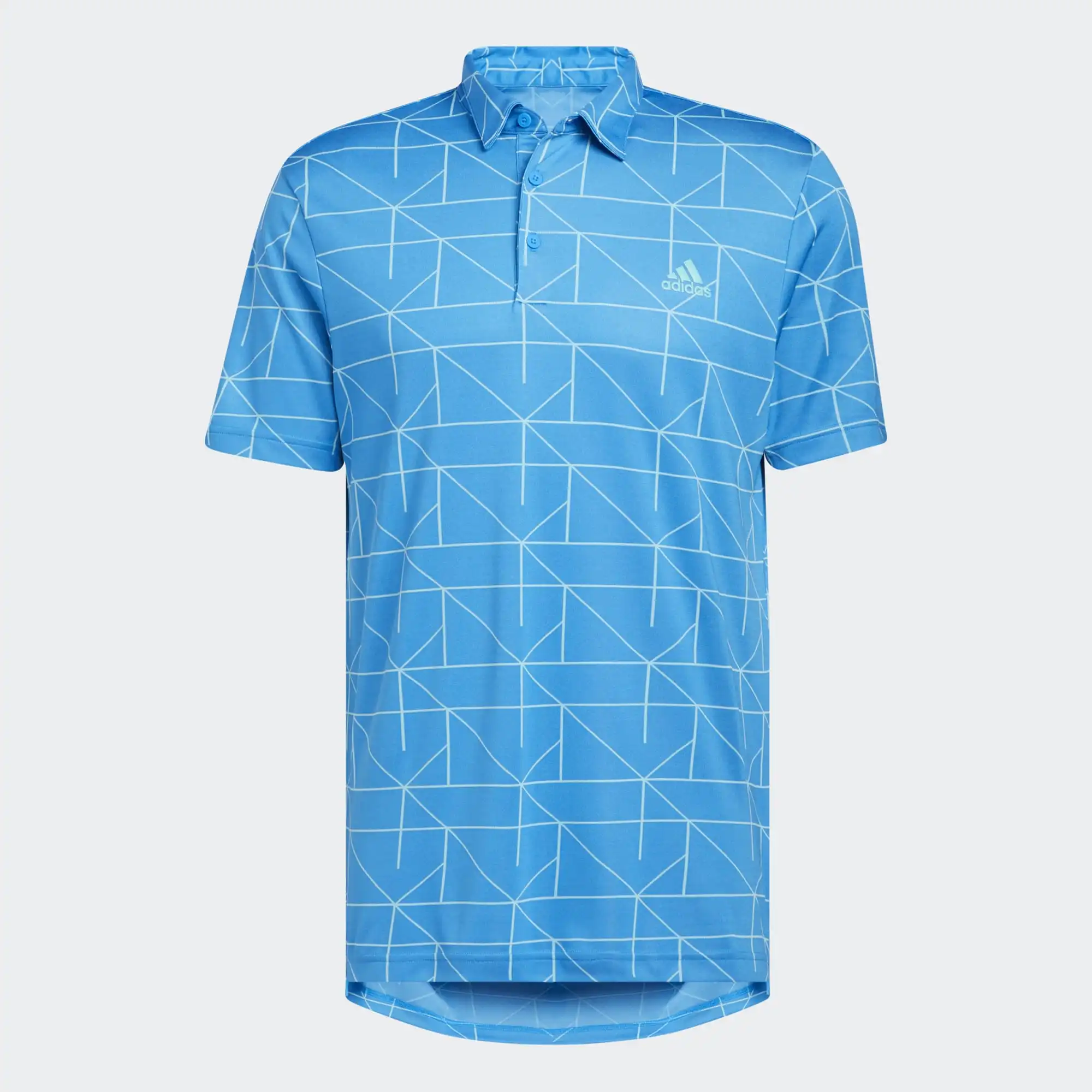 Adidas Gents JACQUARD POLO SHIRT BLURUS/SEMIRU 3 Adidas Gents JACQUARD POLO SHIRT BLURUS/SEMIRU
