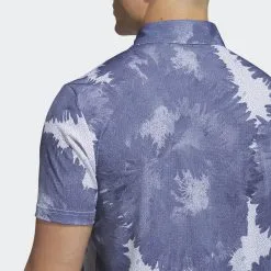 Adidas FLOWER MESH GOLF POLO SHIRT White / Collegiate Navy -Clubs Cheap Store HS1131 b2b162 pdp