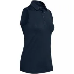 Under Armour Ladies Zinger Sleeveless Polo Shirt Academy (408)