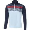 Mizuno Gents Breeze Elite ST 1/4 Zip Top Navy Blue