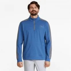 Puma Gents Cloudspun T7 1/4 Zip Top Blue - Grey 8 Puma Gents Cloudspun T7 1/4 Zip Top Blue - Grey -Clubs Cheap Store P 532413PUMAGENTSCLOUDSPUNT7ZIPTOPBLUEGREY 4 L