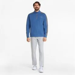 Puma Gents Cloudspun T7 1/4 Zip Top Blue - Grey 9 Puma Gents Cloudspun T7 1/4 Zip Top Blue - Grey -Clubs Cheap Store P 532413PUMAGENTSCLOUDSPUNT7ZIPTOPBLUEGREY 6 L