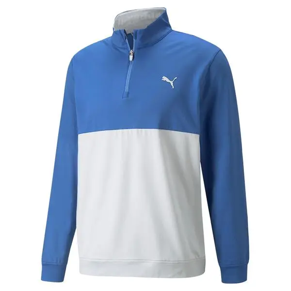 Puma Gents Gamer Colorblock ¼ Zip Bright Cobalt - High Rise 3 Puma Gents Gamer Colorblock ¼ Zip Bright Cobalt - High Rise