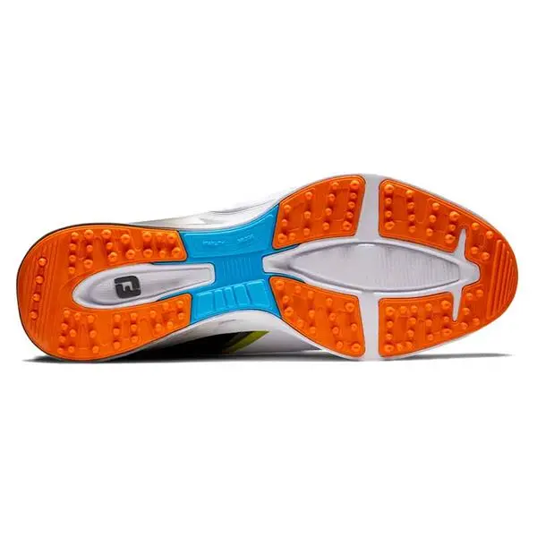 FootJoy Gents FJ Fuel Shoes White Black Orange 5 FootJoy Gents FJ Fuel Shoes White Black Orange - Image 3
