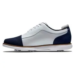 FootJoy Ladies FJ Traditions Shoes White - Navy -Clubs Cheap Store P 97915FOOTJOYSHOESWHITENAVYLADIES 14 L