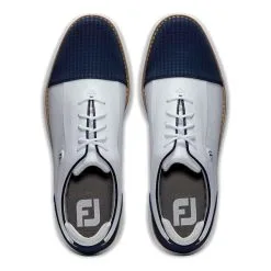 FootJoy Ladies FJ Traditions Shoes White - Navy -Clubs Cheap Store P 97915FOOTJOYSHOESWHITENAVYLADIES 15 L