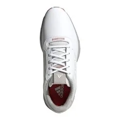 Adidas Gents S2G Spike Less Leather Shoes White - Grey - Red 8 Adidas Gents S2G Spike Less Leather Shoes White - Grey - Red -Clubs Cheap Store P FX4333ADIDASSHOESWHITEGREYREDGENTS 3 L