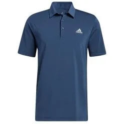 Adidas Gents Ultimate365 Solid Left Chest Polo Shirt Crew Navy