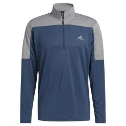 Adidas Gents Lightweight ¼ Zip Sweatshirt Crew Navy