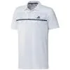 Adidas Gents Primegreen Print Polo Shirt White -Clubs Cheap Store P H36255ADIDASSHIRTWHITEGENTS L