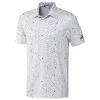 Adidas Gents Flag Print Primeblue Polo Shirt Grey Four - Hemp - Grey Two -Clubs Cheap Store P HA9144ADIDASSHIRTGREY4HEMPGREY2GENTS L