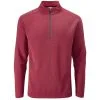 PING RAMSEY 1/2 ZIP FLEECE TOP Red Marl