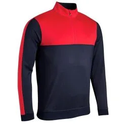 Sunderland Gents Arizona Therm Fleece MidLayer Navy - Red