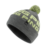 Ping Logo II Bobble Hats Grey Marl /Green -Clubs Cheap Store P03529 PING LOGO BOBBLE 11 GREY MARL GREEN FRONT