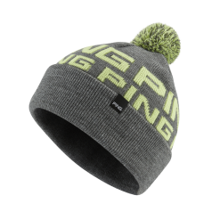 Ping Logo II Bobble Hats Grey Marl /Green
