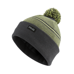 PING MEN'S HEWITT BOBBLE KNIT HAT Grey/Green