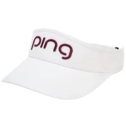 Ping Ladies Aero Visor 201 ASSORT WHITE/MAGENTA