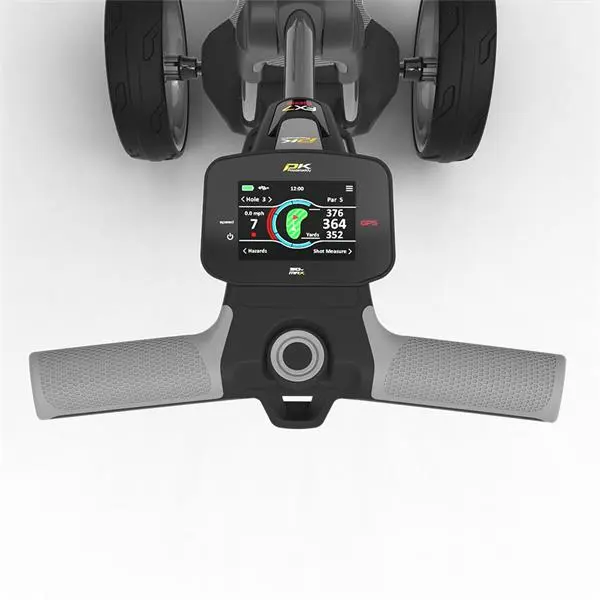 Powakaddy FX7 GPS EBS 36 Hole Lithium Cart Gunmetal 6 Powakaddy FX7 GPS EBS 36 Hole Lithium Cart Gunmetal - Image 4